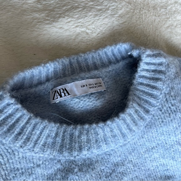 Zara Baby Blue Sweater - Picture 4 of 7